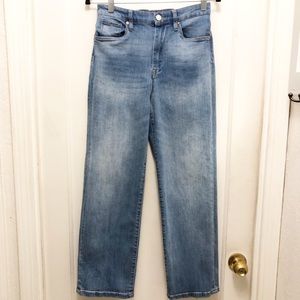 Blank NYC Baxter Ribcage Straight Leg Jeans Size 28 Light Wash High Waist